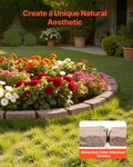 Faux Stone Landscape Edging 1180x95x57mm Brown Garden Lawn