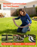 Faux Stone Landscape Edging 1180x95x57mm Brown Garden Lawn