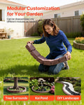 Fake Stone Landscape Edging 1190x100x155mm Brown Lawn
