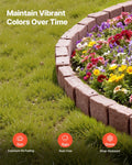 Fake Stone Landscape Edging 1190x100x155mm Brown Lawn