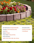 Fake Stone Landscape Edging 1190x100x155mm Brown Lawn
