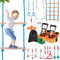 Ninja Warrior Obstacle Course 12 Pieces 2x19.8m Slackline 500lbs