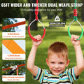 Ninja Warrior Obstacle Course 12 Pieces 2x19.8m Slackline 500lbs