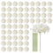 Artificial Flowers 105pc White Silk Hydrangea Fake Stems Bulk DIY