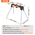 Mitre Saw Stand 330lbs Steel Adjustable 29.1