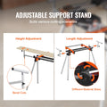 Mitre Saw Stand 300lbs Steel Collapsible Workbench Table