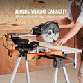 Mitre Saw Stand 300lbs Steel Collapsible Workbench Table
