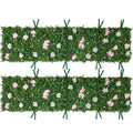 VEVOR Artificial Flower Wall Backdrop 2pc 61x243.8cm Silk Floral Panel