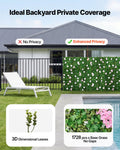 VEVOR Artificial Flower Wall Backdrop 2pc 61x243.8cm Silk Floral Panel
