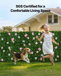 VEVOR Artificial Flower Wall Backdrop 2pc 61x243.8cm Silk Floral Panel