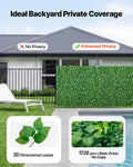 Artificial Plant Wall 4PC 61x243.8cm Boxwood Panels Privacy Hedge Fence