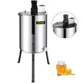 4 Frame Electric Honey Extractor 120W Beekeeping 2 Lids