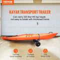 Kayak Canoe Cart 320lbs Capacity 10'' Solid Tires Adjustable