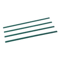 Chain Link Fence Slats 1.2m Green HDPE Privacy Bottom Locking