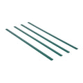 Chain Link Fence Slats 1.2m Green HDPE Privacy Bottom Locking