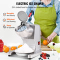Electric Ice Crusher 220lbs/Hour 300W Snow Cone Maker 4 Blades