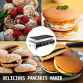 50PCS Poffertjes Grill 1800W Non-stick Dutch Pancake Maker Commercial