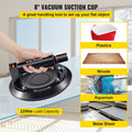 Glass Suction Cup 8'' 220lbs Vacuum Lifter Granite Glass Handle