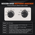 Watch Winder 4 Automatic Watches Black PU LED Light Mabuchi Motor