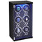 Watch Winder 6 Watches Automatic Japanese Motor LED Black PU