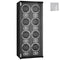Watch Winder, Watch Winder for 8 Men's and Women's Automatic Watches, with 8 Super Quiet Japanese Mabuchi Motors, Blue LED Light and Adapter, High-Density Board Shell and Black PU
