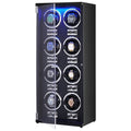 Watch Winder 8 Watches Automatic Japanese Motor LED Light