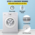 Washing Machine Pan 32x30 304 Stainless Steel Drain Hose Adapter