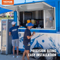 Concession Window Food Truck 1220x915mm Aluminum 4 Sliding