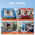 Concession Window Food Truck 1220x915mm Aluminum 4 Sliding