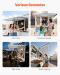 Concession Window 1346x838mm Aluminum Food Truck Service 4x Sliding