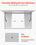 Concession Window 1524x915mm Aluminium Alloy Food Truck Service