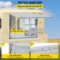 Concession Window 91.4cm Aluminum Food Truck Service+Awning Door