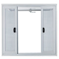 Concession Window 91.4cm Aluminum Food Truck Service+Awning Door