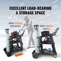 Welding Cart 3-Tier Heavy Duty 400kg Tank Storage 360° Swivel