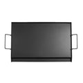 Carbon Steel Griddle, 24x16 inch Universal Flat Top Rectangular Plate, Gas Grill Griddle for BBQ Grill, Teppanyaki, Portable Family Cookware with Handle, for Camping Tailgating Party