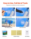 Inflatable Bumper Balls 1-Pack, 4FT/1.2M Body Sumo Zorb Ball, Durable Thick PVC Human Hamster Bubble Knocker for Outdoor Sports Team Gaming Play, Bopper Toy for Garden Yard Park, Blue Stripes