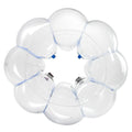 Inflatable Bumper Balls 1-Pack, 4FT/1.2M Body Sumo Zorb Ball, Durable Thick PVC Human Hamster Bubble Knocker for Outdoor Sports Team Gaming Play, Bopper Toy for Garden Yard Park, Blue Stripes