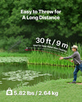 Aquatic Weed Rake 24in Double Sided Pond Lake Tool 30ft Rope