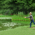 Aquatic Weed Rake 24in Double Sided Pond Lake Tool 30ft Rope