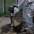37.77cc Gas Powered T Post Driver 4-Stroke Fence Piling 3 Head