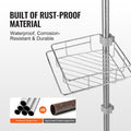 Shower Caddy Tension Pole 42-114cm Rust-Proof Stainless Steel Corner