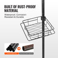 Shower Corner Caddy Tension Pole 42-114cm Rust-Proof Adjustable