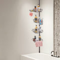 Shower Corner Caddy Tension Pole 42-114cm Rust-Proof Adjustable