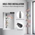 Shower Corner Caddy Tension Pole 56-114cm Rust-Proof Adjustable