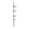 Shower Corner Caddy Tension Pole 39-125cm Rust-Proof Adjustable