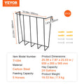 Livestock Hay Feeder 2 Pack 24 Gallon Wall Mounted Goat Rack