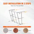 VEVOR Livestock Hay Feeder 18.5 Gallon Wall Mounted Goat Horse Rack