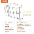 VEVOR Livestock Hay Feeder 18.5 Gallon Wall Mounted Goat Horse Rack