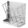 Goat Hay Feeder 21 Gallon Wall Mounted Steel Livestock Hay Grain Rack