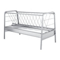 Livestock Hay Feeder 300L 147cm Grain & Hay Steel Goat Sheep Horse